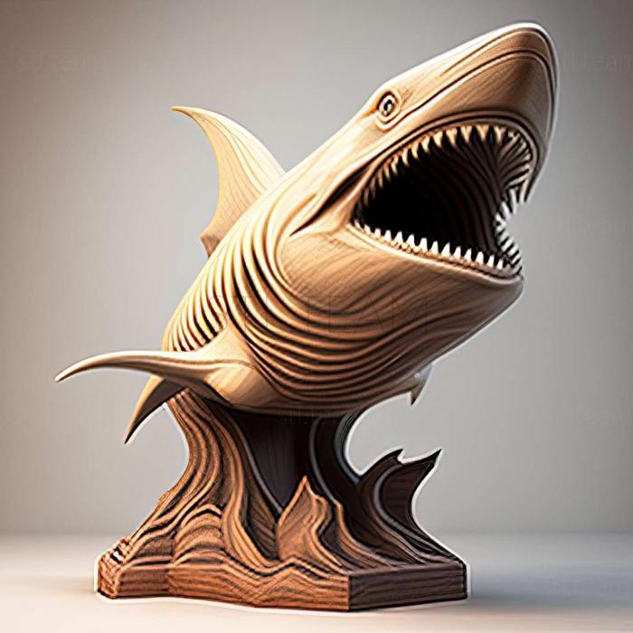 3D model shark (STL)